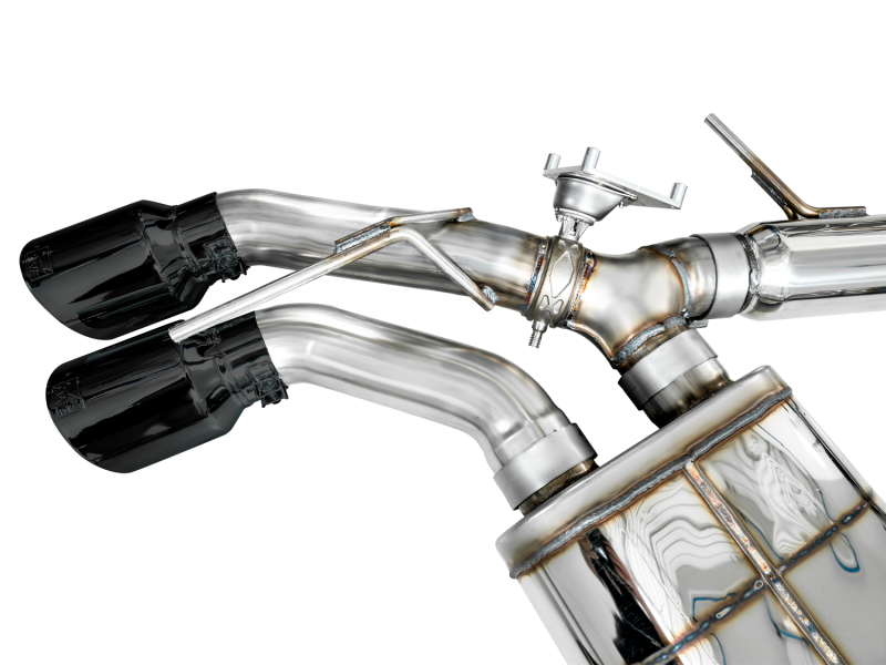 Cadillac CT4-V Blackwing Performance Exhaust - AWE Tuning - Cat-Back SwitchPath - Diamond Black - `21-`27